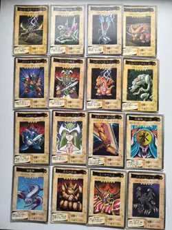 Yu-Gi-Oh Carddass 63 Mixed Lot 1998 Japanese Cards Vintage Anime Collectible - Image 1