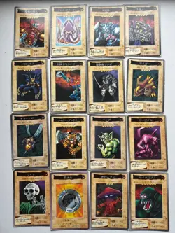 Yu-Gi-Oh Carddass 63 Mixed Lot 1998 Japanese Cards Vintage Anime Collectible - Image 3