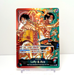 Luffy and Ace Leader Starter Deck EX: Luffy & Ace ST30-001 English NM - Image 1