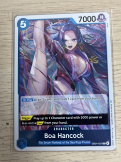 Boa Hancock R The Azure Sea's Seven EB04-027 NM One Piece Card - Image 1