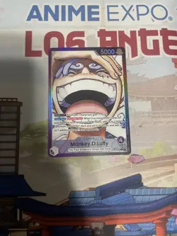 One Piece TCG Monkey D Luffy OP09-061 Alt Art Leader Parallel English NM - Image 1