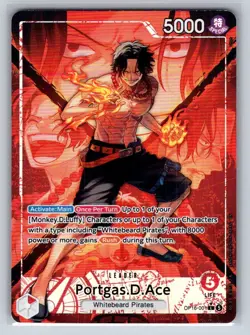 PORTGAS.D.ACE (001) (ALTERNATE ART) OP16-001 THE TIME OF BATTLE FOIL - Image 1