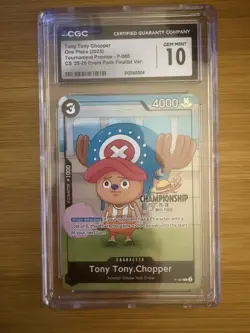 One Piece Tony Tony Chopper Tournament Promo P-065 Finalist Version - Image 1