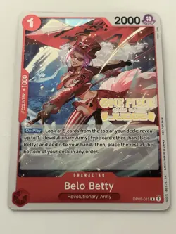 Belo Betty OP05-015 (Judge Pack Vol. 3) One Piece Promotion Card Foil - Image 2