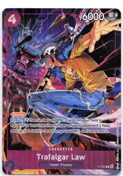 Trafalgar Law (Illustration Box Vol.6) P-093 Foil One Piece Promotion Cards - Image 1