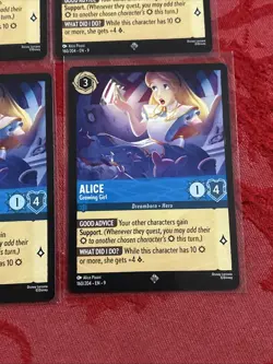 4x Disney Lorcana: Fabled - Alice - Growing Girl - 160/204 x4 - Image 5