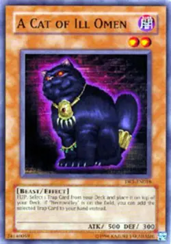 1x (HP) A Cat of Ill Omen - DR1-EN018 - Common - Unlimited Edition YuGiOh - Image 1