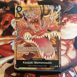 One Piece OP16-085 Kozuki Momonosuke AA Alt Art The Time of Battle EN NM - Image 1