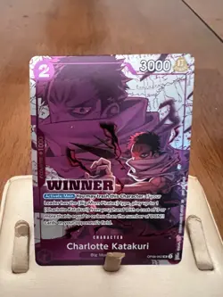 One Piece Winner Card Charlotte Katakuri OP08-062 Foil - Image 1