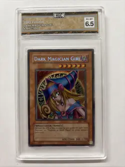 2003 Yugioh Dark Magician Girl #mfc-000 HGC 6.5 - Image 1