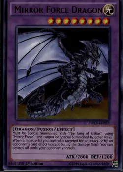 Yu-Gi-Oh! Mirror Force Dragon Ultra Rare DRL3-EN059 - Image 1