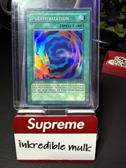 Konami Yu-Gi-Oh! Polymerization LOB-059 Legend of Blue Eyes Unlimited Holo SR - Image 1