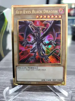 Red-Eyes Black Dragon - MGED-EN003 - Gold Rare - 1st Edition Lp - Image 1