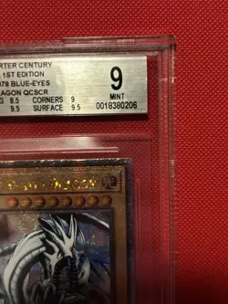 Blue Eyes White Dragon (Quarter Century Secret Rare) RA03-EN079 Bonanza 1st ed. - Image 4