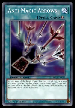 Yu Gi Oh! ANTI MAGIC ARROWS SBC1 ENG11 SPEED DUEL 1st Edition Regular - Image 1