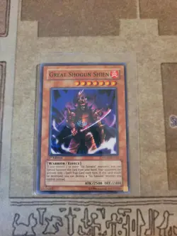 YUGIOH GREAT SHOGUN SHIEN STON-EN013 SUPER 1ST ED NM/VLP - Image 1