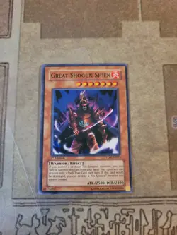 YUGIOH GREAT SHOGUN SHIEN STON-EN013 SUPER 1ST ED NM/VLP - Image 2