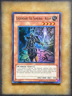 Yugioh Legendary Six Samurai - Kizan STOR-EN020 Super Rare NM - Image 1