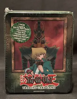 2003 Yugioh Collector Tin, Joey/ Jinzo, MINT!, Fact Sealed &Case Fresh J6 - Image 1