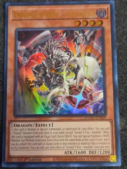 Yugioh! NM DoomZ V Five - Amalthe - DOOD-EN009 - Ultra Rare - 1st Edition - Image 1
