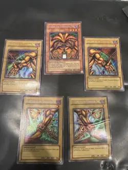Konami Yu-Gi-Oh! Exodia the Forbidden One UBP1 5-Card Foil Set EN001-EN005 - Image 1
