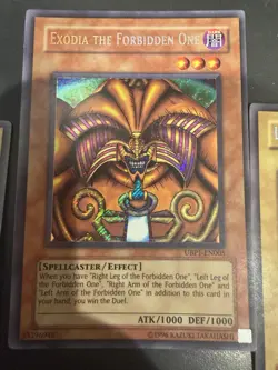 Konami Yu-Gi-Oh! Exodia the Forbidden One UBP1 5-Card Foil Set EN001-EN005 - Image 2