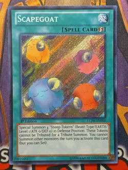 Scapegoat - LCJW-EN066 - Secret Rare - 1st Edition - EX - Yugioh - GOAT Format - Image 1