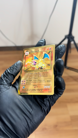 2021 Pokemon Celebrations Ultra Premium Coll CHARIZARD Gold Metal #4 - Image 2