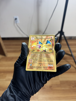 2021 Pokemon Celebrations Ultra Premium Coll CHARIZARD Gold Metal #4 - Image 3