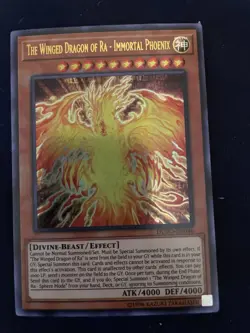 the winged dragon of ra immortal phoenix Ultra Rare Dupo! Near Mint Condition - Image 1