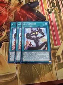 3X A.I. Connect ALIN-EN054 Super Rare 1st Edition NM Yugioh - Image 1
