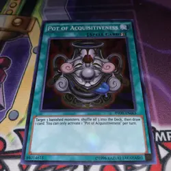 Yugioh Pot of Acquisitiveness INOV-EN065 Super Rare NM - Image 1