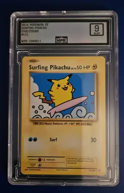 MPE 9 ▪ Surfing Pikachu #111/108 ▪ 2016 Pokemon XY: Evolutions ▪ Secret Rare - Image 1
