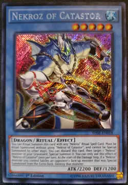 Yu-Gi-Oh! Nekroz of Catastor THSF-EN018 The Secret Forces-1st Edition NM - Image 1