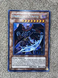 Darklord Zerato PTDN-EN081 1st Edition Secret Rare NM Yugioh - Image 1