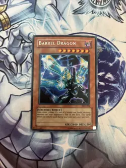 (STE) YuGiOh Konami VB5-003 Barrel Dragon Secret Rare ASIAN ENGLISH Promo VLP - Image 1