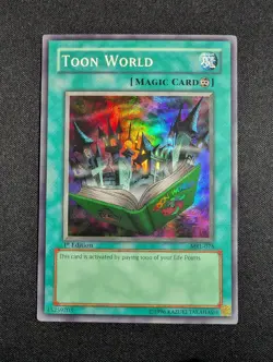 Yugioh - Toon World MRL-076 1st Edition Super Rare HP - Image 1
