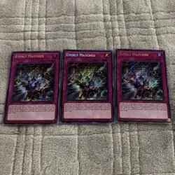 Evenly Matched MP18-EN154 2018 Mega-Tins Mega Pack 1st Edition Secret Rare VLP - Image 1