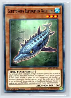 Gluttonous Reptolphin Greethys Common 2021 Tin of Ancient Battles MP21-EN183 LP - Image 1