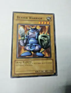 YuGiOh - Beaver Warrior Starter Deck Yugi SDY-005 1st Edition - Premium NOS - Image 1