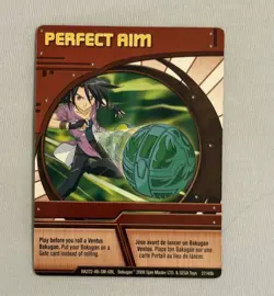 Bakugan Card - Perfect Aim - Red Ability Card - BA222 - 27/48b - 2008 - Image 1