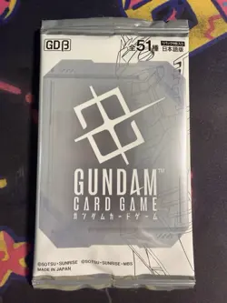 Gundam Card Game TCG Ver. ẞ Beta Sealed JAPANESE Booster Pack Bandai (US SELLER - Image 1