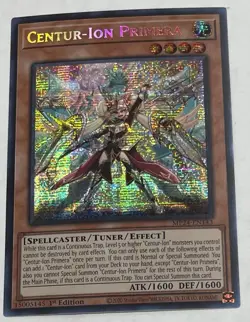 YUGIOH MP24-EN143 Centur-Ion Primera - Prismatic Secret Rare 1st Edition - Image 1