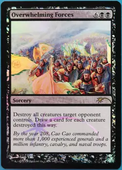 Overwhelming Forces (Judge Promo) FOIL NM MTG MAGIC CARD (521002) ABUGames - Image 1