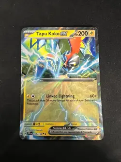 Tapu Koko ex Journey Together 051/159 Pokemon Trading Card Game - Image 1