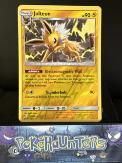 Pokemon Card Jolteon 23/68 Hidden Fates Reverse Holo Rare NM - Image 1