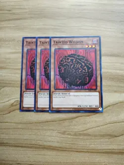 Yu-Gi-Oh! - Tainted Wisdom 3X - Complete Playset Of Common Cards - Image 1