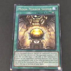 Yugioh Moon Mirror Shield CROS-EN081 Rare 1st Edition - Image 1