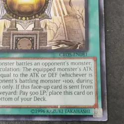 Yugioh Moon Mirror Shield CROS-EN081 Rare 1st Edition - Image 4