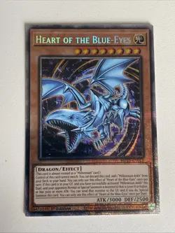 Yugioh Heart of the Blue-Eyes x 3 - 1st Edition Starlight Rare NM - Free Holo A - Image 4